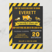 Invitation à la fête d'anniversaire du Camion de p (Devant / Derrière)