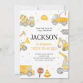 Invitation à la fête d'anniversaire du Camion de p (Devant)