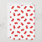 Invitation à la fête d'anniversaire du camion d'in (Dos)