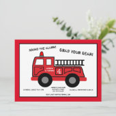 Invitation à la fête d'anniversaire du camion d'in (Debout devant)