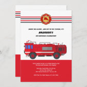 Invitation à la fête d'anniversaire du camion d'in (Devant / Derrière)