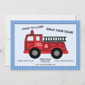 Invitation à la fête d'anniversaire du camion d'in (Devant)