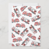 Invitation à la fête d'anniversaire du camion du m (Dos)