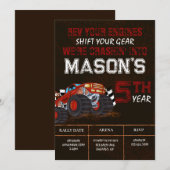 Invitation à la fête d'anniversaire du Camion Mons (Devant / Derrière)