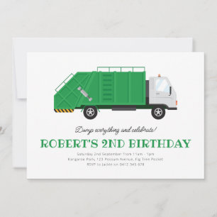 Invitation à la fête d'anniversaire du camion-poub