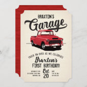 Invitation à la fête d'anniversaire du camion vint (Devant / Derrière)