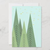 Invitation à la fête d'anniversaire du camping Pin (Dos)