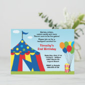 Invitation à la fête d'anniversaire du Carnaval (Debout devant)