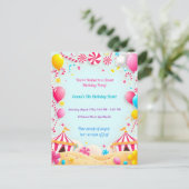 Invitation à la fête d'anniversaire du Carnaval de (Debout devant)