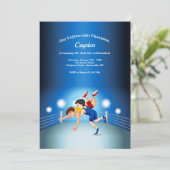 Invitation à la fête d'anniversaire du champion lé (Debout devant)