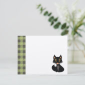 Invitation à la fête d'anniversaire du chat noir p (Debout devant)