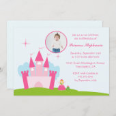 Invitation à la fête d'anniversaire du château de  (Devant / Derrière)