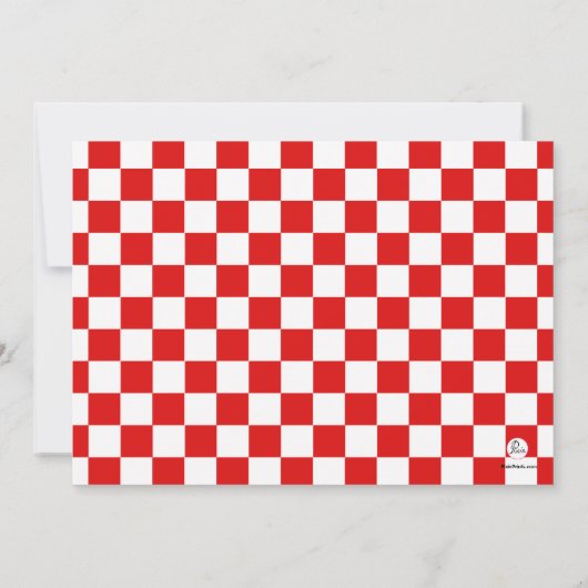 Invitation à la fête d'anniversaire du Chef (Dos)