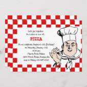 Invitation à la fête d'anniversaire du Chef (Devant / Derrière)