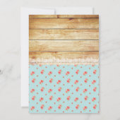 Invitation à la fête d'anniversaire du cheval (Dos)