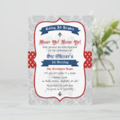 Invitation à la fête d'anniversaire du Chevalier (Debout devant)