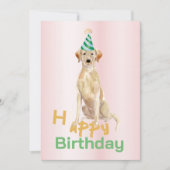 Invitation à la fête d'anniversaire du chien du La (Devant)