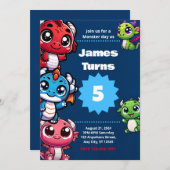 Invitation à la fête d'anniversaire du Dragon magi (Devant / Derrière)