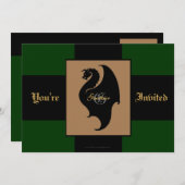 Invitation à la fête d'anniversaire du Dragon Ride (Devant / Derrière)