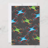 Invitation à la fête d'anniversaire du drone (Dos)