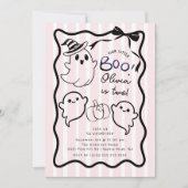 Invitation à la fête d'anniversaire du fantôme tir (Devant)