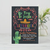 Invitation à la fête d'anniversaire du Fiesta mexi (Debout devant)
