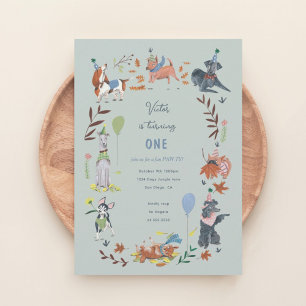 Invitation à la fête d'anniversaire du garçon avec