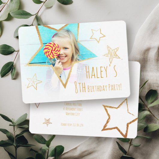 Invitation à la fête d'anniversaire du Golden Star