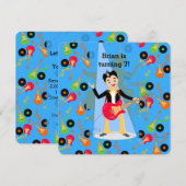 Invitation à la fête d'anniversaire du joueur de g (Devant / Derrière)