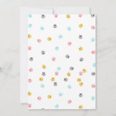 Invitation à la fête d'anniversaire du magasin pou (Dos)