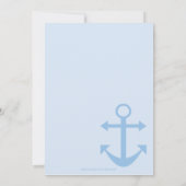 Invitation à la fête d'anniversaire du marin de l' (Dos)