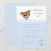 Invitation à la fête d'anniversaire du marin de l' (Devant / Derrière)