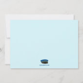 Invitation à la fête d'anniversaire du petit garço (Dos)