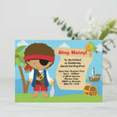 Invitation à la fête d'anniversaire du Pirate (Debout devant)