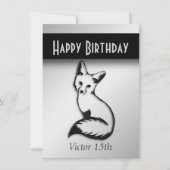 Invitation à la fête d'anniversaire du Renard d'ar (Devant)