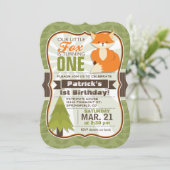 Invitation à la fête d'anniversaire du renard des (Debout devant)