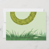 invitation à la fête d'anniversaire du reptile (Dos)