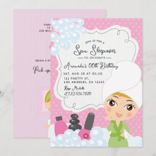 Invitation à la fête d'anniversaire du Spa
