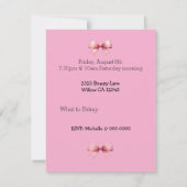 Invitation à la fête d'anniversaire du Spa Bow (Dos)