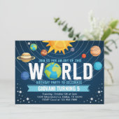 Invitation à la fête d'anniversaire du système sol (Debout devant)