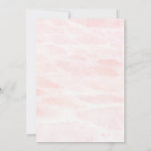 Invitation à la fête d'anniversaire du thé de prin (Dos)