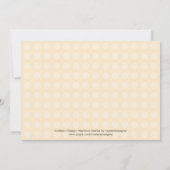 Invitation à la fête d'anniversaire du thé sucré (Dos)