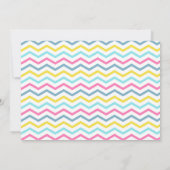 Invitation à la fête d'anniversaire du thème du re (Dos)