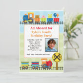 Invitation à la fête d'anniversaire du train (Debout devant)