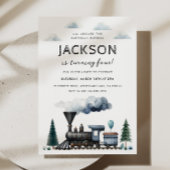 Invitation à la fête d'anniversaire du train
