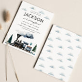 Invitation à la fête d'anniversaire du train
