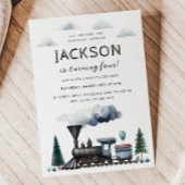 Invitation à la fête d'anniversaire du train