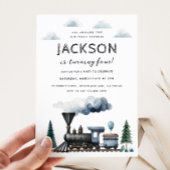Invitation à la fête d'anniversaire du train