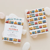 Invitation à la fête d'anniversaire du train