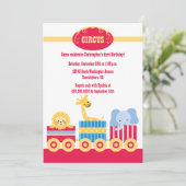 Invitation à la fête d'anniversaire du train de ci (Debout devant)